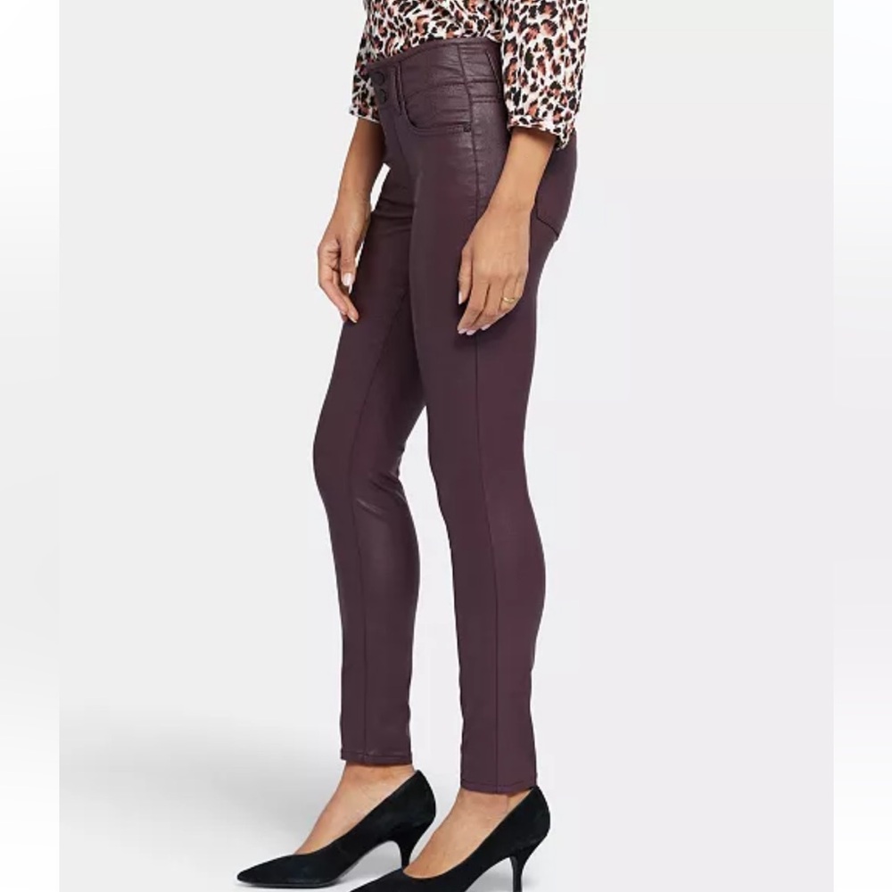 NYDJ Petite Ami Coated Skinny Jeans